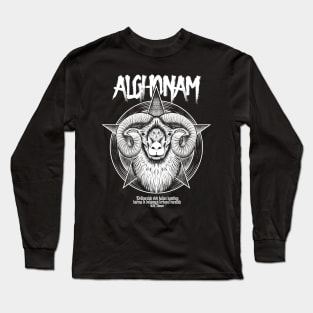 ALGHONAM Goat head Long Sleeve T-Shirt